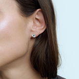 Stud Earrings Silver - 7 mm