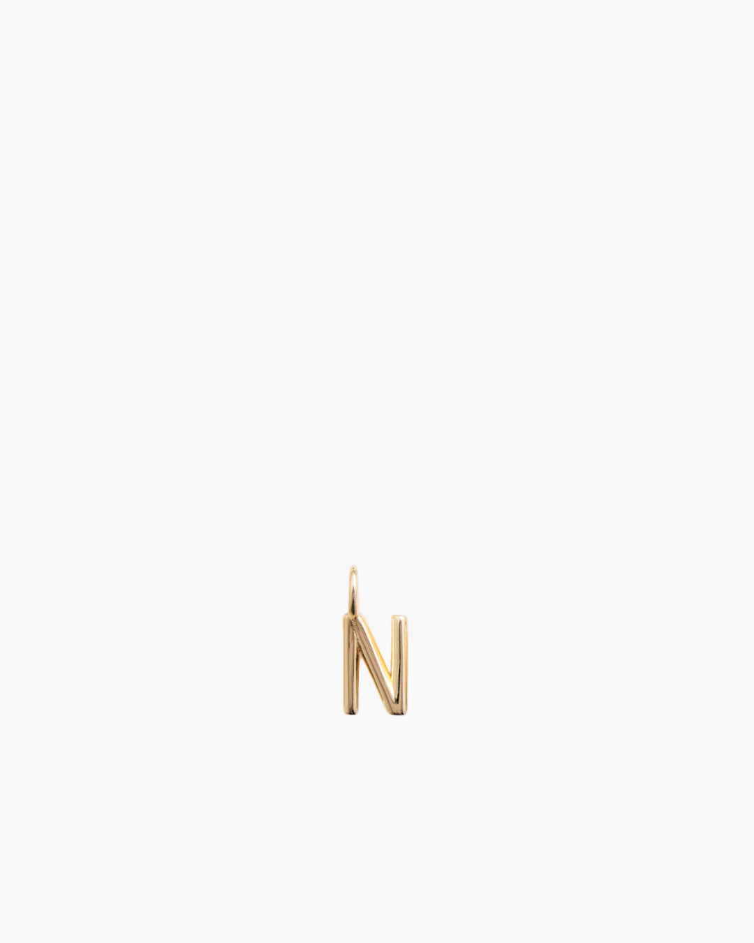 Letter Charm Gold