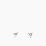 Heart Studs Silver