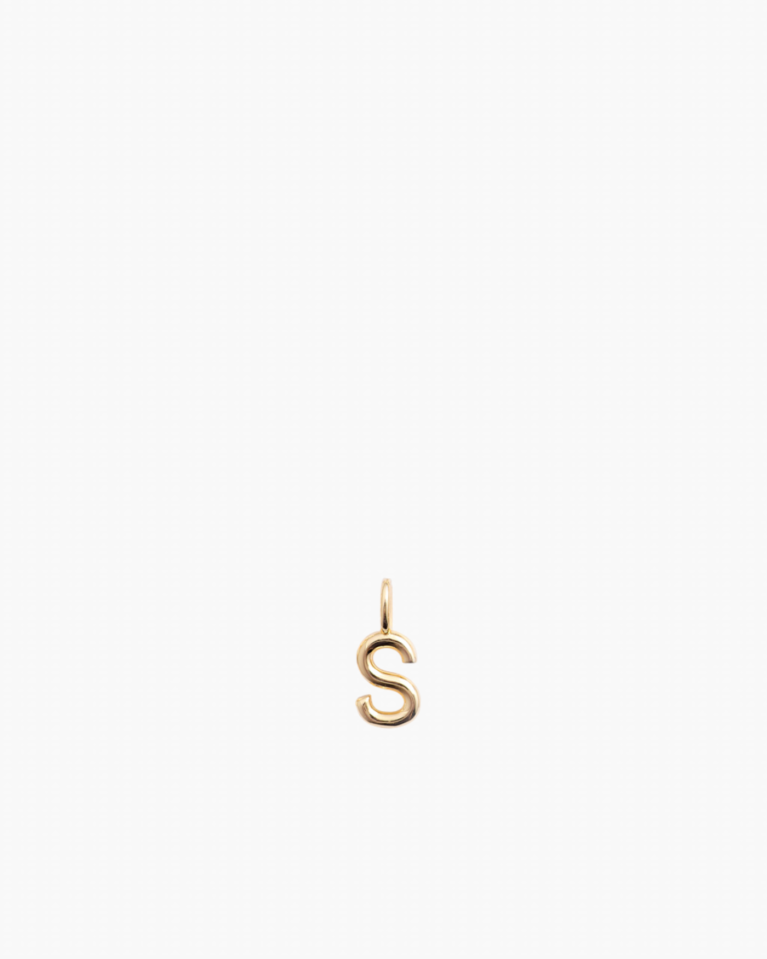 Letter Charm Gold
