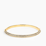 Rivetto Half Pavé Bracelet Gold