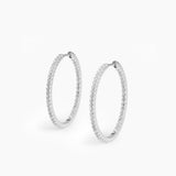 Eterno Hoops 25mm Silver