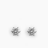 Studs Earrings Silver - 8 mm