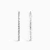 Eterno Hoops 25mm Silver