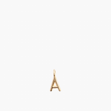 Letter Charm Gold