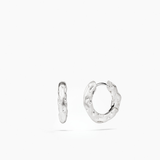Sole Huggie Hoops Silver