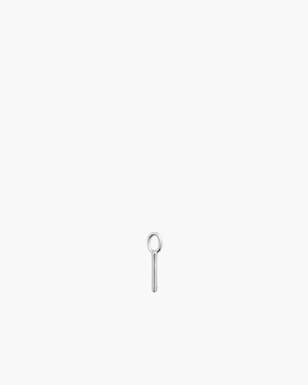 Letter Charm Silver