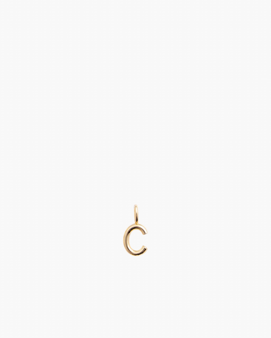 Letter Charm Gold
