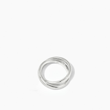 Plain Dualité Ring Silver
