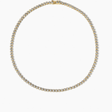 Bezel Necklace Gold
