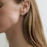 Stud Earrings Silver - 6 mm