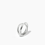 Plain Dualité Ring Silver