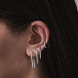 Eterno Hoops 15mm Silver