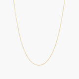 Faceted Thin Chain Gold