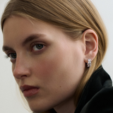 Sospeso Huggie Silver