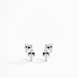 Doppio Pera Huggies Silver