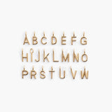 Letter Charm Gold