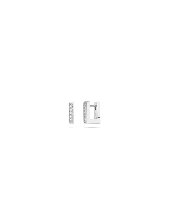 Pavé Pen Huggies Silver in der Gruppe Shop / Ohrringe bei ANI (ANI-0125-34)