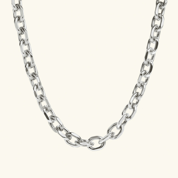 Chain Necklace Large Silver in der Gruppe Shop / Halsketten bei ANI (ANI-0623-002)