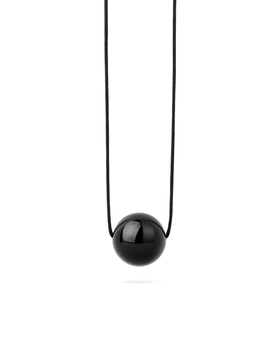 Single Black Pearl Necklace in der Gruppe Shop / Halsketten bei ANI (ANI-0624-041)
