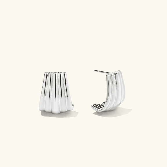 Draped Earrings Silver in der Gruppe Shop / Ohrringe bei ANI (ANI-0823-128)