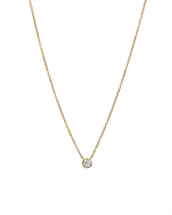 Bezel Chain Necklace Gold in der Gruppe Shop / Halsketten bei ANI (ANI-1024-001)