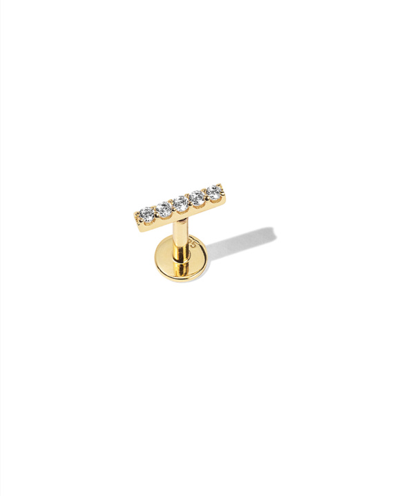 Long Stone Labret Gold in der Gruppe Shop / Ohrringe bei ANI (ANI-1024-011)