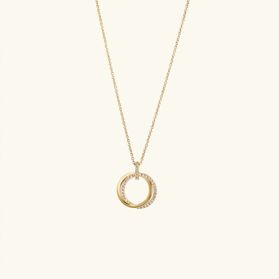 Dualité Pendant Necklace Gold in der Gruppe Shop / Halsketten bei ANI (ANI-1223-031)
