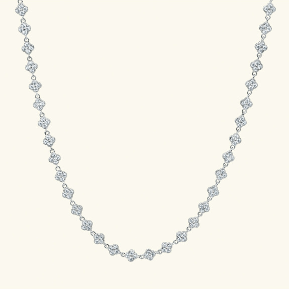 Blossom Necklace Silver in der Gruppe Shop / Halsketten bei ANI (ANI-NE-01-002)