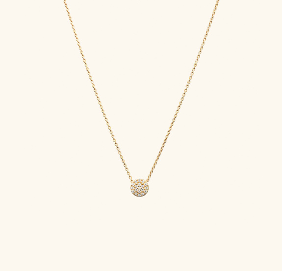 Snowball Necklace Gold in der Gruppe Shop / Halsketten bei ANI (ANI03029)