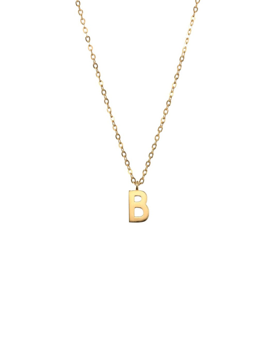 Plain Letter Necklace Gold in der Gruppe Shop / Halsketten bei ANI (ANI401)