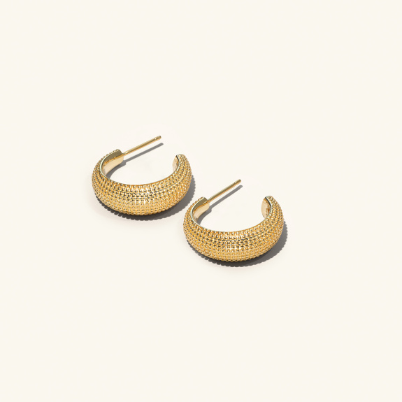 Chunky Hoops Gold in der Gruppe Shop / Ohrringe bei ANI (ANI610)
