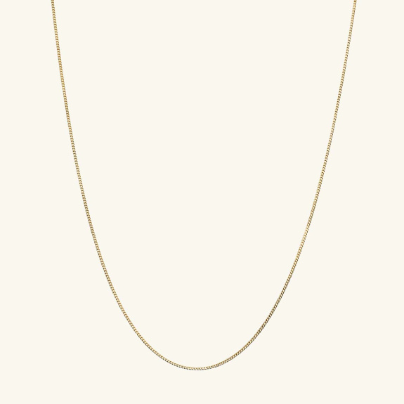 Thin Chain Necklace Gold - 45 cm in der Gruppe Shop / Halsketten bei ANI (ANI628)