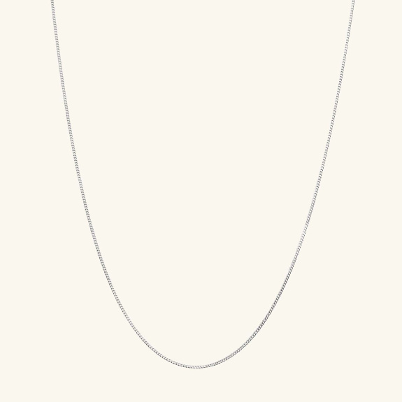 Thin Chain Necklace Silver - 45 cm in der Gruppe Shop / Halsketten bei ANI (ANI630)
