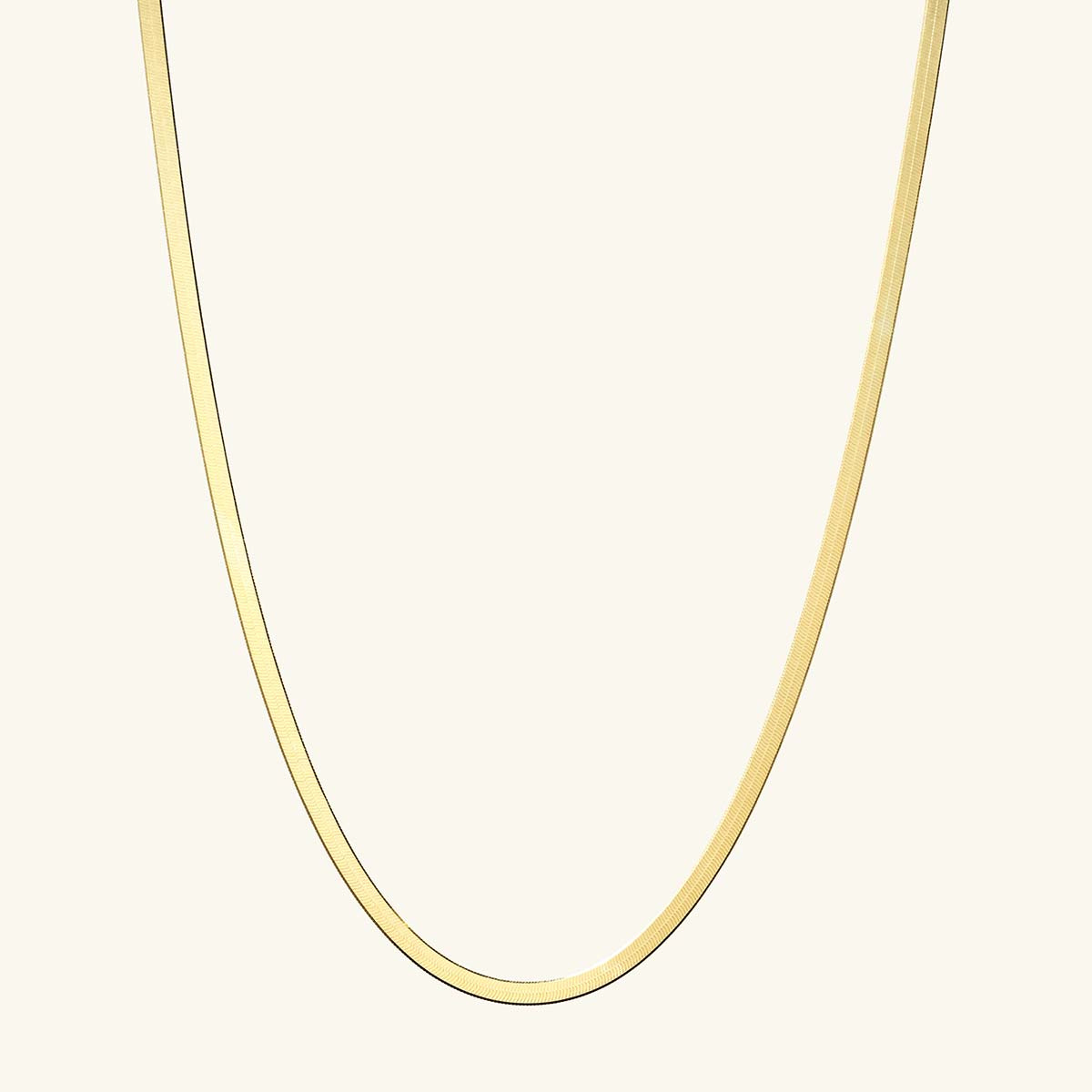 herringbone kette gold