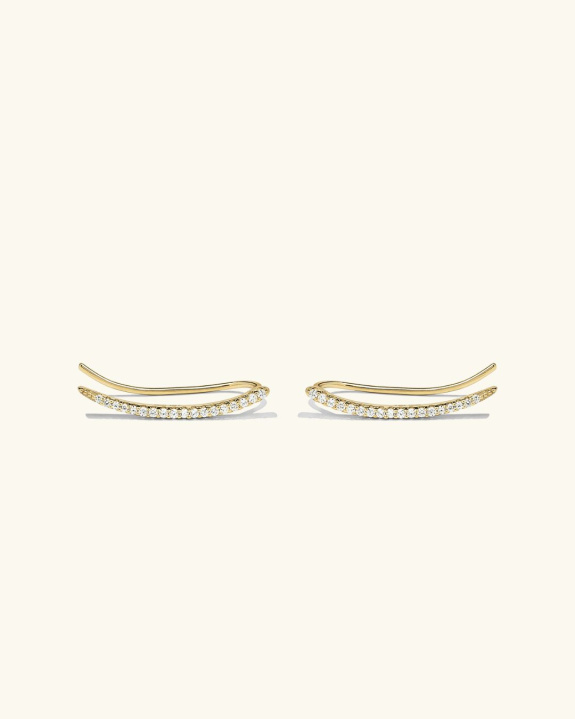 Ear Crawler Gold - Pair in der Gruppe Shop / Ohrringe bei ANI (ANI_SET_018)