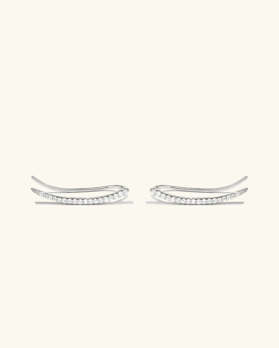 Ear Crawler Silver - Pair in der Gruppe Shop / Ohrringe bei ANI (ANI_SET_019)