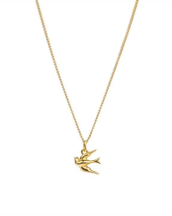 Swallow Necklace Gold in der Gruppe Shop / Halsketten bei ANI (ANI_SET_054)