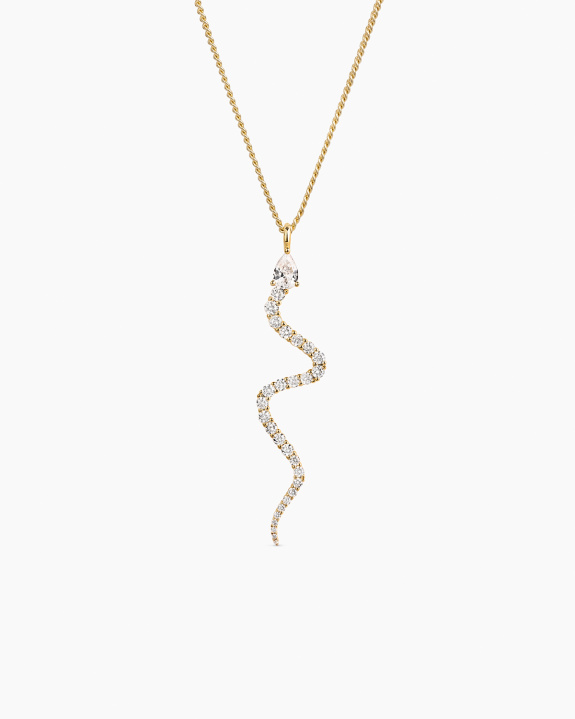 Serpente Necklace Gold in der Gruppe Shop / Halsketten bei ANI (ANI_SET_084)