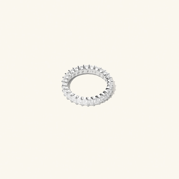 Eternity Baguette Ring Silver in der Gruppe Shop / Ringe bei ANI (ANI_VA_016)