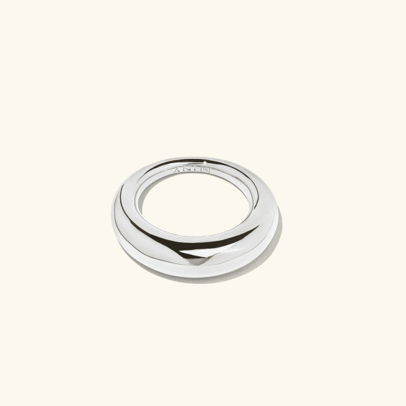 Ellipse Ring Silver in der Gruppe Shop / Ringe bei ANI (ANI_VA_045)