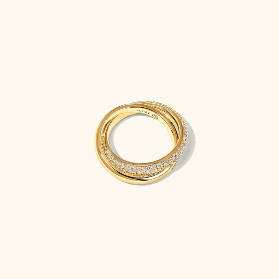Dualité Ring Gold in der Gruppe Shop / Ringe bei ANI (ANI_VA_060)